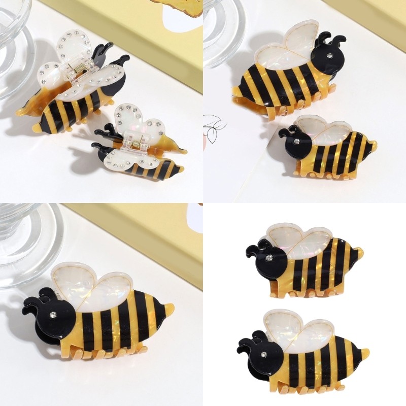 Cozy Versatiles Bees Hair Claw Clip Modern Bees Hair Claw Clip With Strong Grip