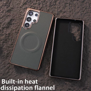 เคสแม่เหล็กกระจายความร้อนสําหรับ Samsung Galaxy S26 S25 S24 S23 S22 Ultra Plus FE กรอบไฟฟ้าฝาครอบ