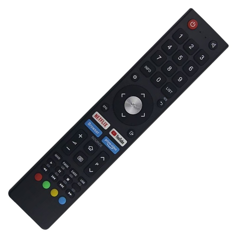 รีโมทคอนโทรลเข้ากันได้กับ CHIQ TV U55H7A U58H7A U43H7A GCBLTV02ADBT อะไหล่