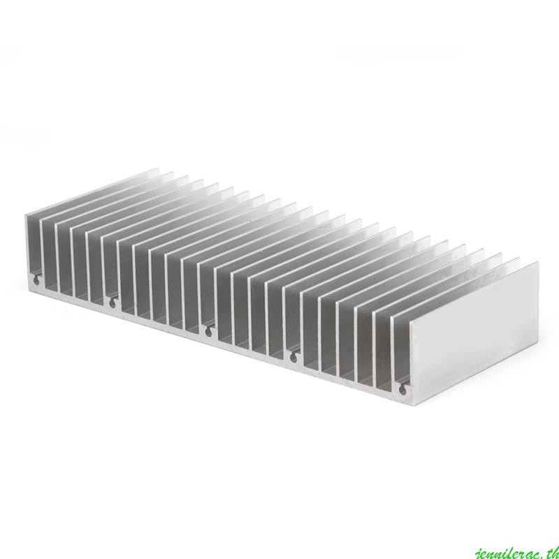 Jenniferac 1 ชิ้นอลูมิเนียมฮีทซิงค์หม้อน้ําโปรไฟล์ Extruderd Heat Sink สําหรับชิปอิเล็กทรอนิกส์