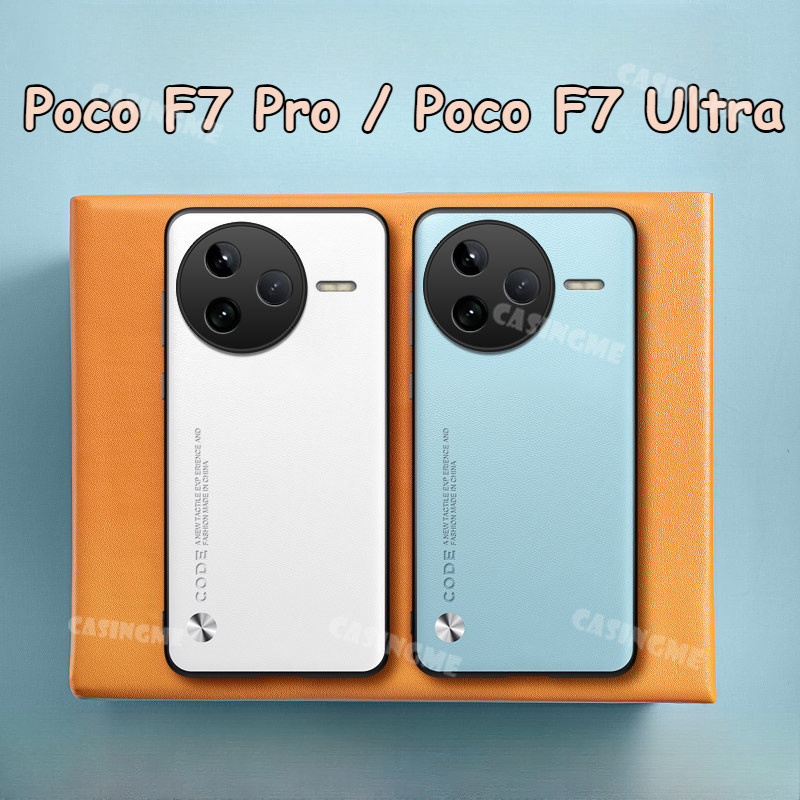 สําหรับ Poco F7 Pro F7 Ultra 5G 2025 หรูหราปลอกหนังธรรมดาสําหรับ Poco F7 Pro 5G Poco F7 Ultra 5G Poc