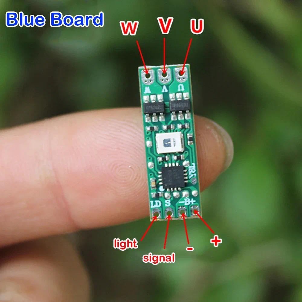 Esc Circuit 1S DC 3V-6V 3.7V 3.5A Mini BLDC มอเตอร์ไร้แปรงไดร์เวอร์บอร์ดตัวควบคุมไฟฟ้าสําหรับมอเตอร์