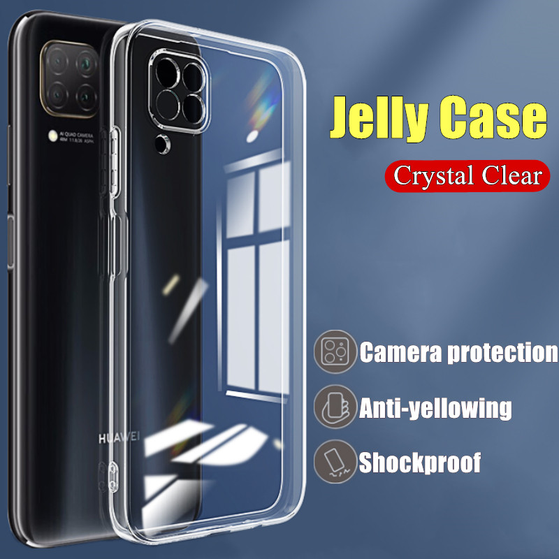 สําหรับ Huawei Nova 7i JNY-L01A L02A L21A L21B L22A L22B LX2 LX1 กล้องป้องกันซิลิโคนโปร่งใสฝาครอบ Ye