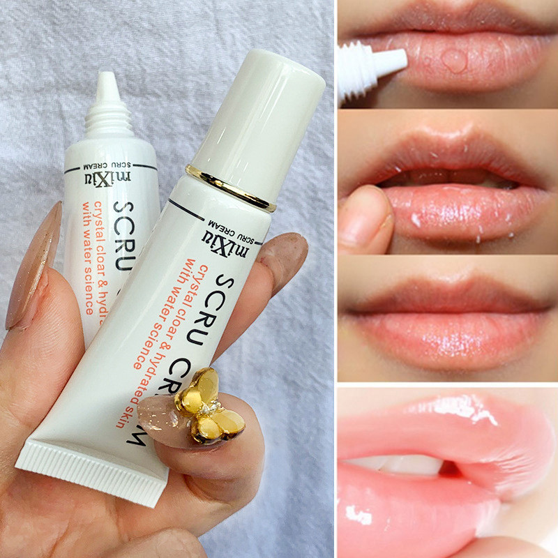 Spot Goods#MixiuMIXIUPropolis Lip Exfoliating Gel Facial Scrub Exfoliating Transparent Gel Moisturizing Fade Lip Lines4vv