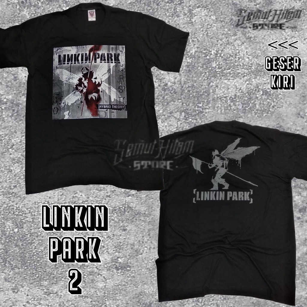 2024 เสื้อยืดผ้าฝ้ายพิมพ์ลายแฟชั่น เสื้อยืด พิมพ์ลายวงดนตรี LINKIN PARK HYBRID THEORY สําหรับผู้ชาย