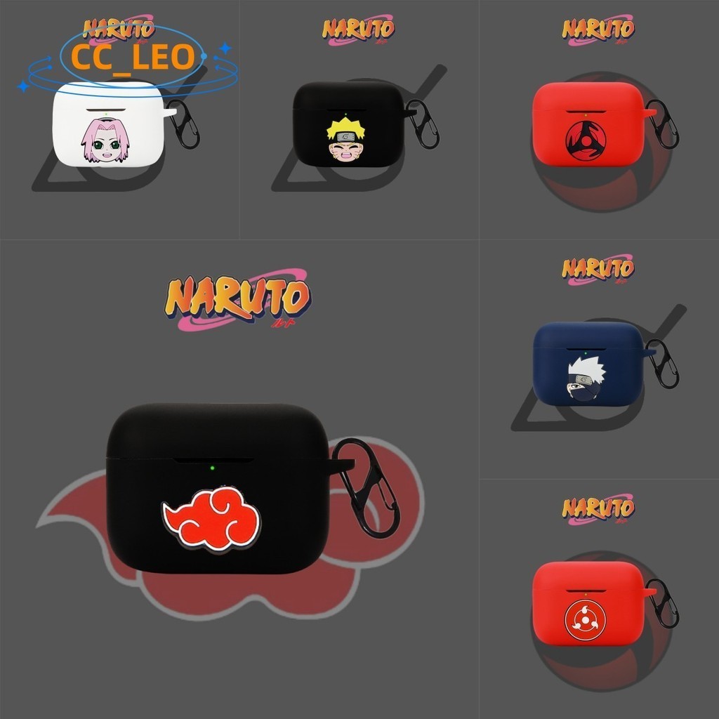 For EarFun Air2 NC Protective Case Anime Naruto EarFun Air2 NC Silicone Soft Case Shockproof Shell P