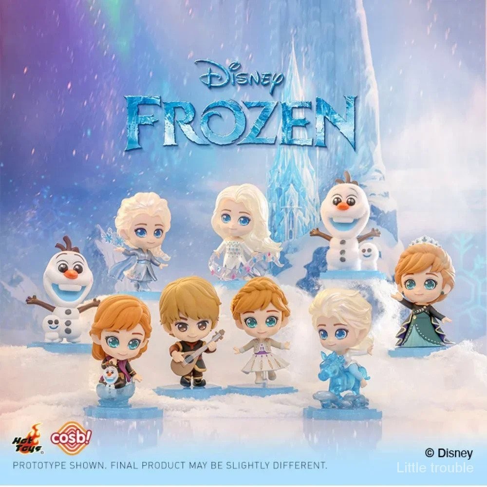 กล่องสุ่ม ฟิกเกอร์อนิเมะ Frozen Anna Elsa Olaf Cosbi Kawaii CBS7