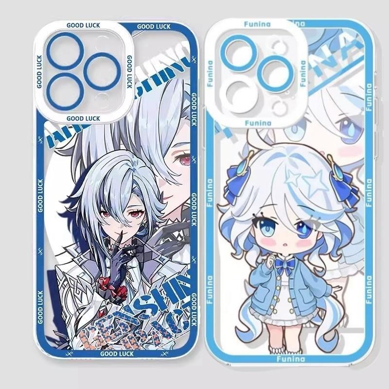 เคสโทรศัพท์มือถือ ซิลิโคนนุ่ม ลาย Genshin Impact Arlecchino Furina สําหรับ Redmi Note 13 Pro 5G 12 4G 11 11S 12S 10 8 12 13 Pro Plus Redmi 12 12C 13C A2 A1 Plus 9A 9C 10C 9T 9 10