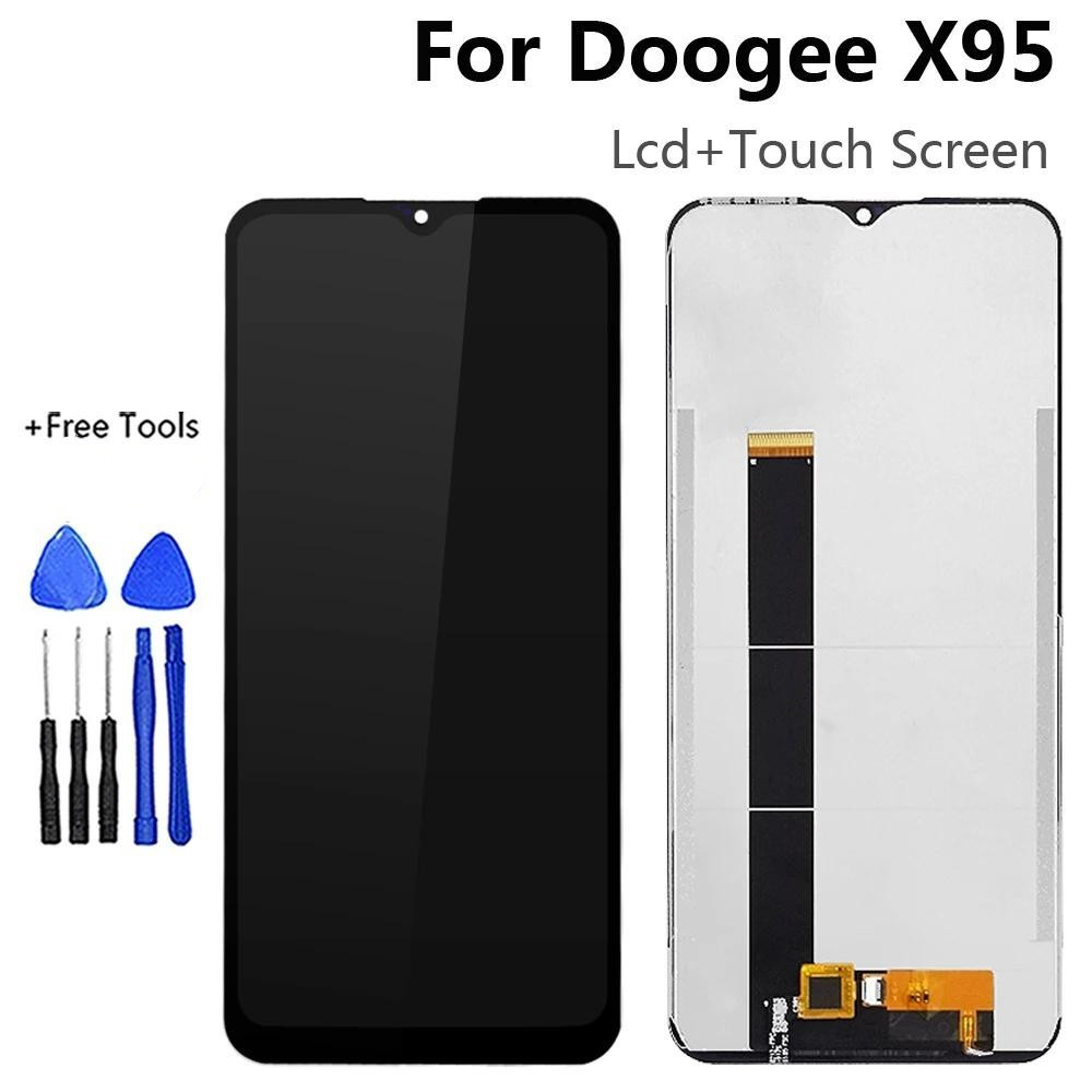 อะไหล่หน้าจอสัมผัสดิจิทัล LCD สําหรับ DOOGEE X95 Pro DOOGEE X95Pro