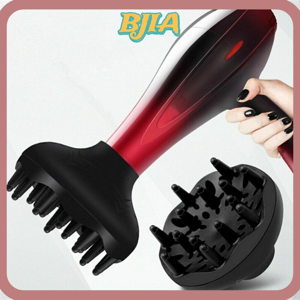 Bja เครื ่ องเป ่ าผม Curls Diffuser Black Curly เครื ่ องมือ Hair Diffuser Hair Roller Blower