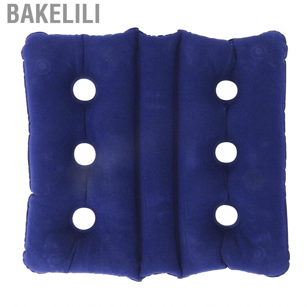 Bakelili Inflatable Wheelchair Cushion Foldable Pressure Sore 6 Ventilation Holes