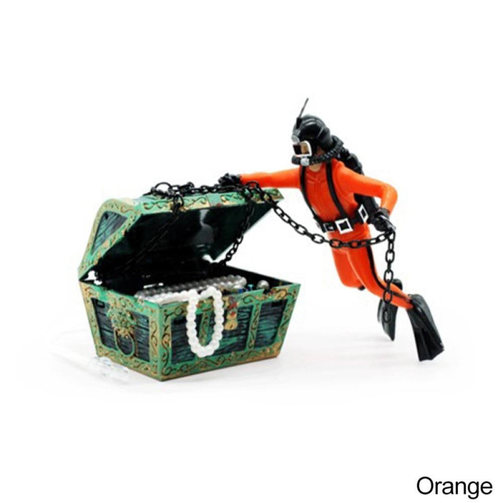 [ForeverYoung ] Resin Treasure Diver Fish Tank Decor Mini Submarine Ornament Aquarium ตกแต ่ งภูมิทัศน ์ ใต ้ น ้ ํา E5K7