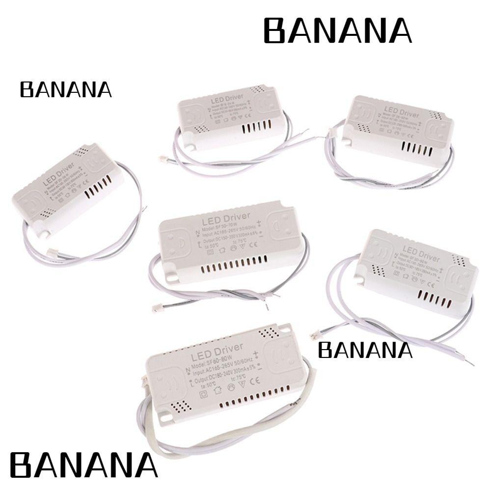 Banana1 อะแดปเตอร ์ ไฟ AC165-265V หน ่ วยไฟ LED Driver, Non-Isolating 8-24W 20-36W 30-50W 36-60W 50-70W 60-80W Rectifier ไดร ์ เวอร ์ แหล ่ งจ ่ ายไฟ LED โคมไฟเพดาน