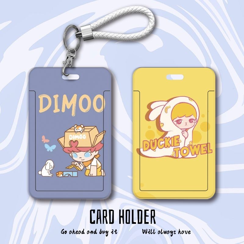 น ่ ารัก Simple Bubble Mart MOLLY DIMOO ผู ้ ถือบัตรสินค ้ า Campus Card นักเรียนบัตรอาหารรถบัสตาข ่ ายการ ์ ด