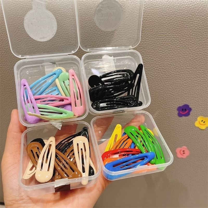 24 ชิ ้ นเกาหลีแฟชั ่ น Hairpin อุปกรณ ์ เสริมผมกาแฟสี Bb คลิป