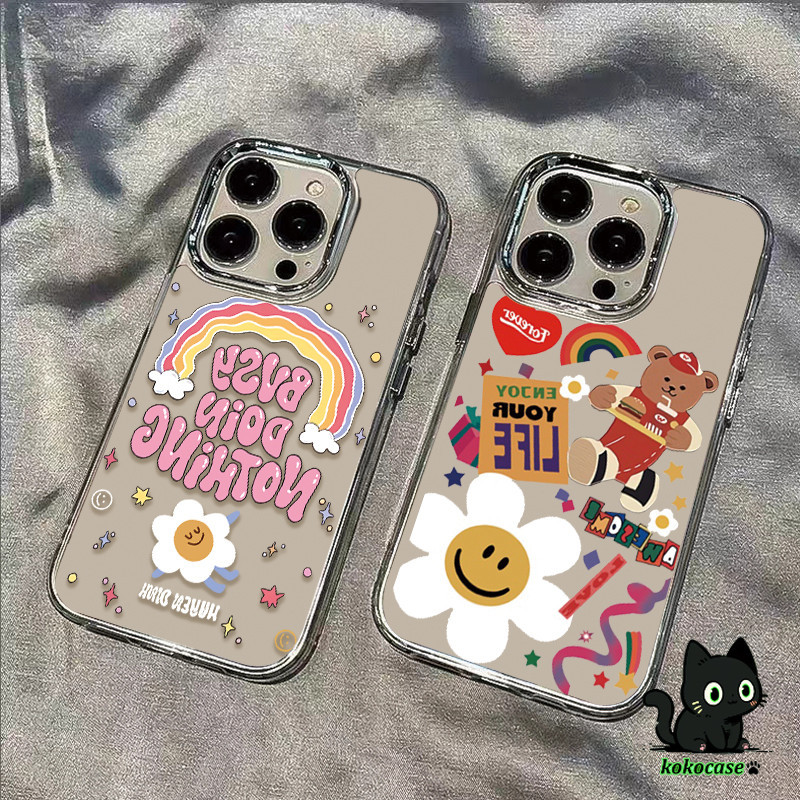 🔥GOOD CASE🔥สินค้า1บาท IPHONE11 13 14 15 12 pro max 14 7Plus X XR XS Max การ์ตูนรุ่น สไตล์ ขั้นสูง TPU โปร่งใส SOFT เคส