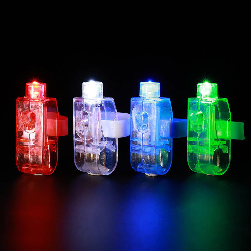 ของเล่นส่องสว่าง LED แหวนไฟ ไฟนิ้วหลากสี นิ้วไฟ Colorful finger l thumbnail 3