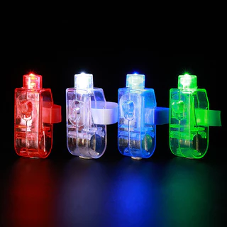 ของเล่นส่องสว่าง LED แหวนไฟ ไฟนิ้วหลากสี นิ้วไฟ Colorful finger l