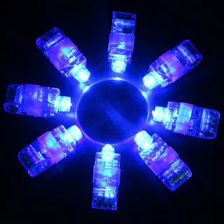 ของเล่นส่องสว่าง LED แหวนไฟ ไฟนิ้วหลากสี นิ้วไฟ Colorful finger l