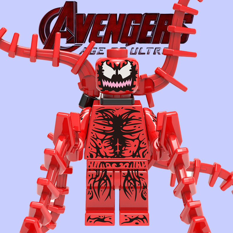 Marvel Heroes 659 Slaughter Venom 2 Third Party Educational Boy Building Block Minifigure Assembly ของเล ่ นเข ้ ากันได ้ กับ Lego