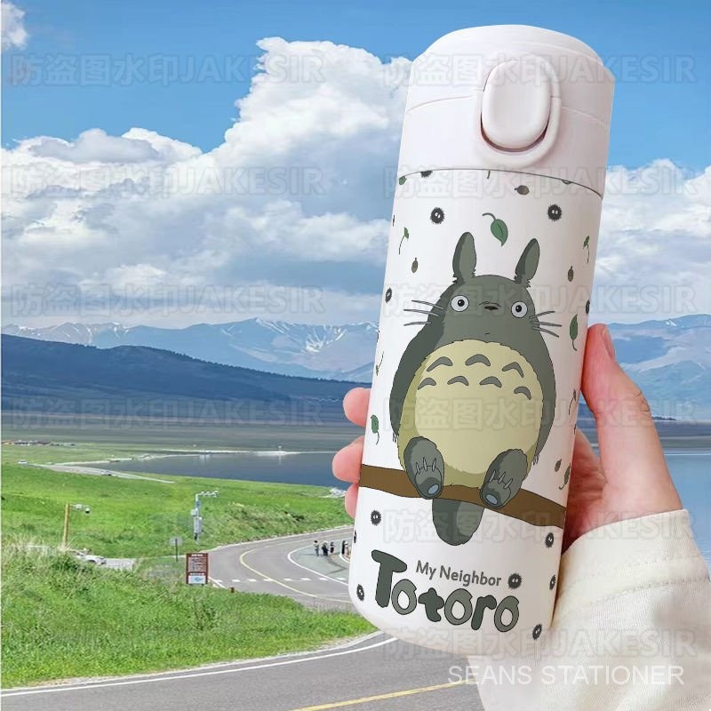 Hayao Miyazaki My Neighbor Totoro Peripheral Thermos Cup รูปที่ 3