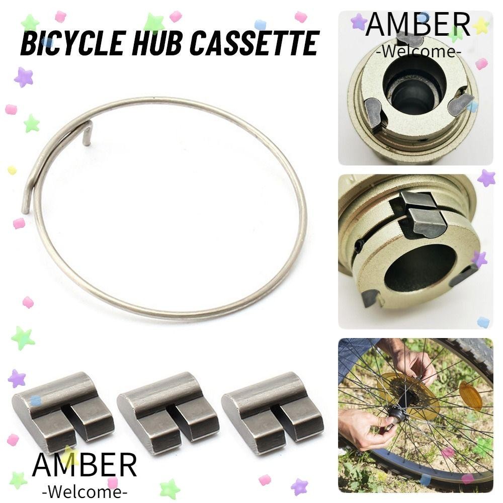 Amber 3 ชิ ้ นจักรยาน Hub Cassette ชิ ้ นส ่ วนเครื ่ องมือสําหรับ Novatec Hub Body อะไหล ่ Hub Pawl Tower ฐาน