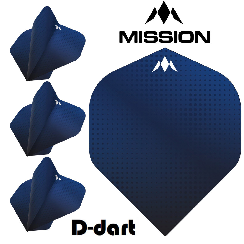 Mission Dart Flights - Standard Solo TAVIS DUDENEY สําหรับลูกดอกนุ่มและเหล็ก (SAYAP ARROW)