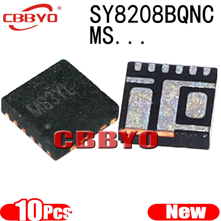 ใหม่ SY8208BQNC ยี่ห้อ ((10 ชิ้น) SY8208B SY8208 (MS4GE MS3VM MS3BB MS3BC) QFN-6 pxb ((10 ชิ้น) (MS4