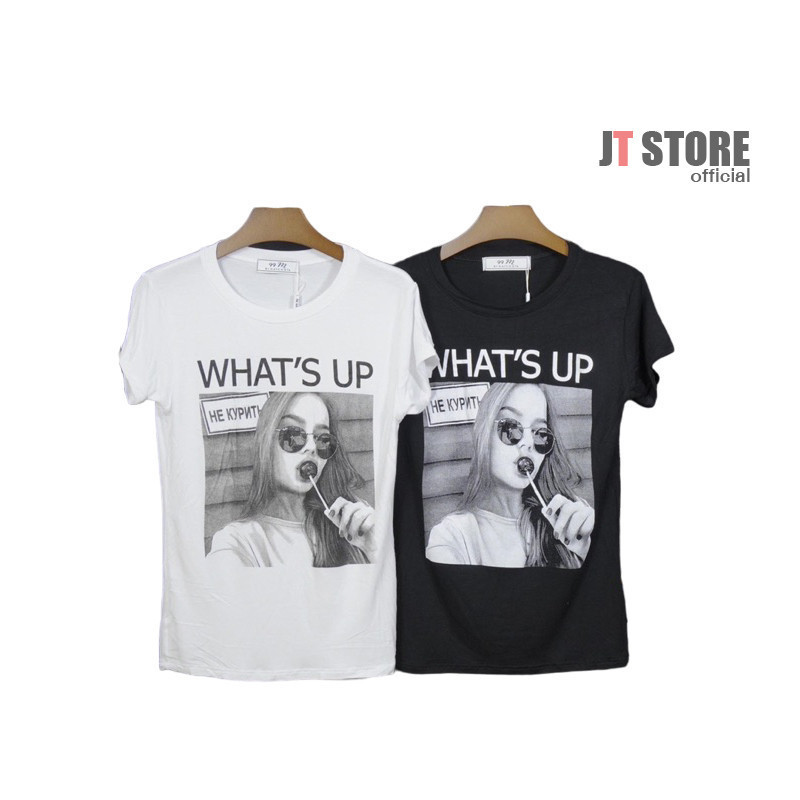 เสื้อเรย่อน WHATS'UP อมยิ้ม