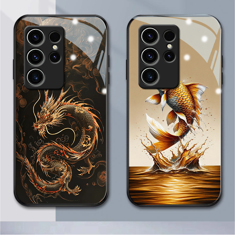 เคสกระจก Samsung S Series หรูหรา S23Ultra5G S10 S20 S21 S21plus S22PLUS s23plus s24 S24plus5G S24Ult