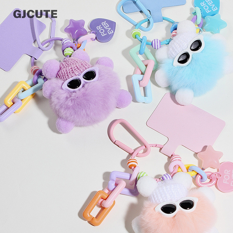 Gjcute ขนาดเล็กลูกบอลถ่านหินมอนสเตอร์กระเป๋าเป้สะพายหลังจี้ตุ๊กตาตุ๊กตาตุ๊กตาจี้การ์ตูนน่ารักกระเป๋า WTD