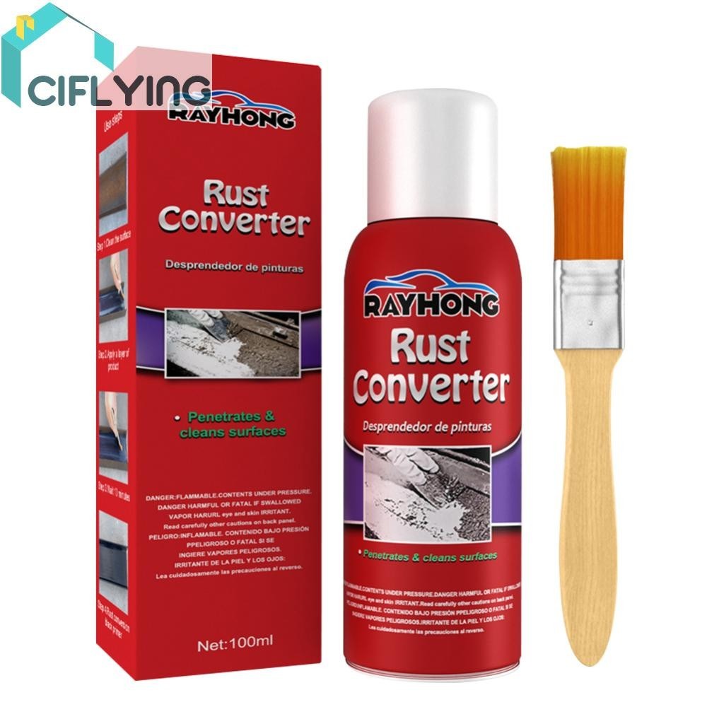 100ml Universal Car Chassis Rust Remover สเปรย ์ Converter Derusting Cleaner [Ciflying.th ]