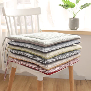 COD เบาะรองนั่ง ขนาด40x40cm หนานุ่มนั่งสบาย ​​​​​เบาะรองนั่งทรงสีเหลี่ยม สําหรับตกแต่งบ้าน