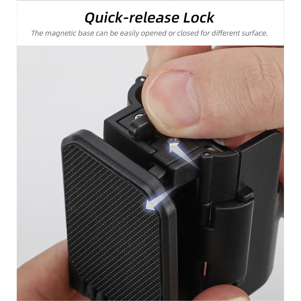 Magnetic Mount สําหรับ DJI Osmo Pocket 3 ฐานวงเล็บปรับได้ Vlog การถ่ายภาพกลางแจ้ง/โต๊ะสําหรับ DJI Pocket 3 อุปกรณ์เสริมสําหรับกล้อง
