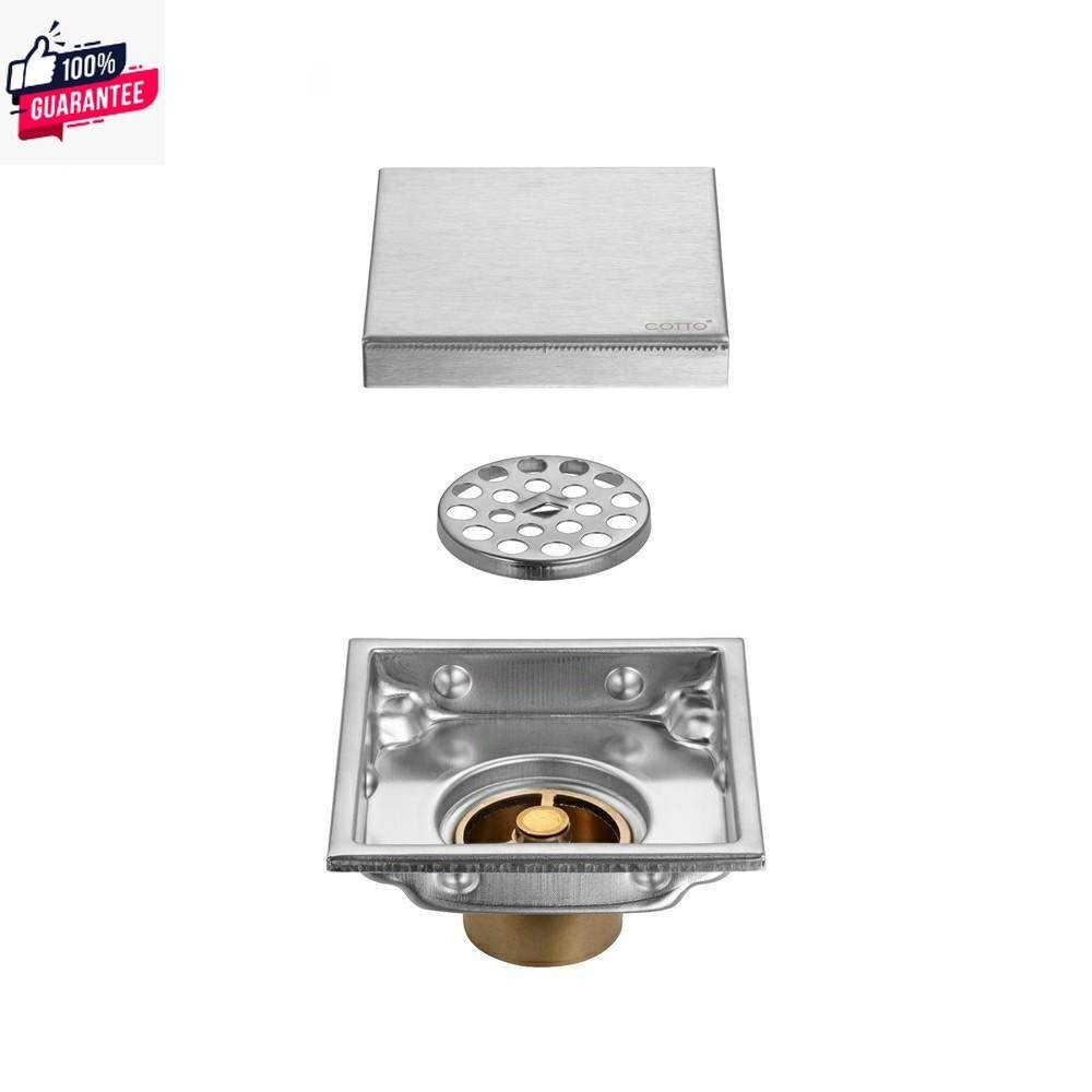 COTTO ตะแกรงกันกลิ่น สแตนเลส ท่อ 2.5 นิ้ว หน้าตะแกรง 4 นิ้ว รุ่น CT6403Z2PHM