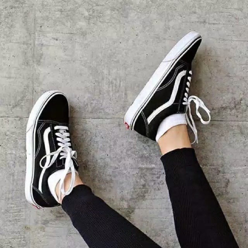 รองเท้าลําลอง OLD SKULL ราคาถูก READY SIZE 36-43 แถมกล่อง|รองเท้าผู้ชายและผู้หญิง
