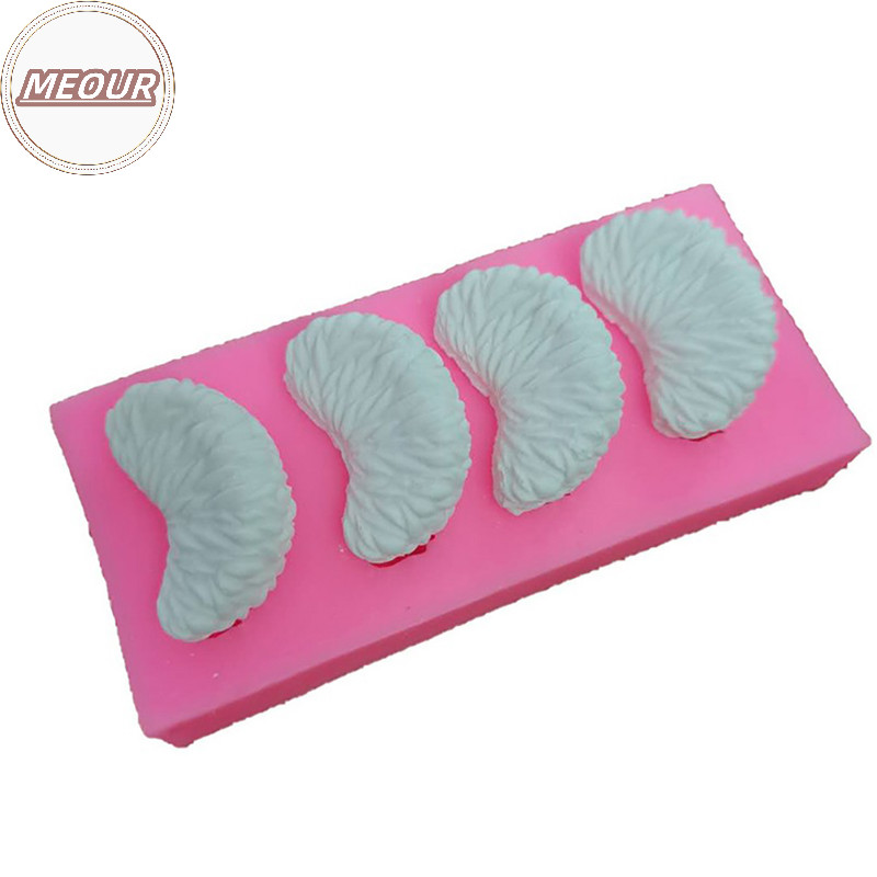 Meour Orange Petal แม่พิมพ์ซิลิโคนสบู่ทําขนมเบเกอรี่ตกแต่งบ้าน TH