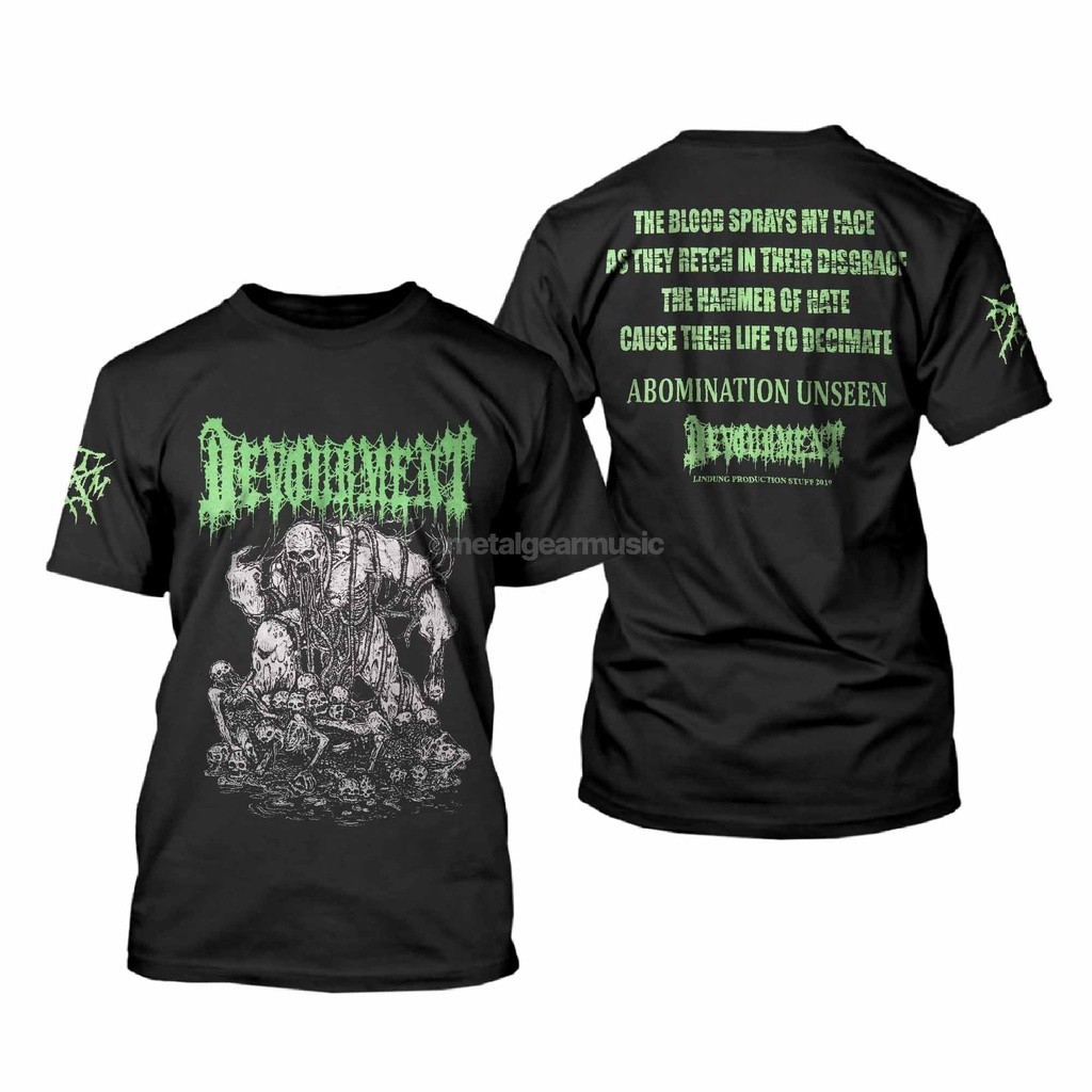 Devourment ดั้งเดิม - ABOMINATION BLACK TSHIRT