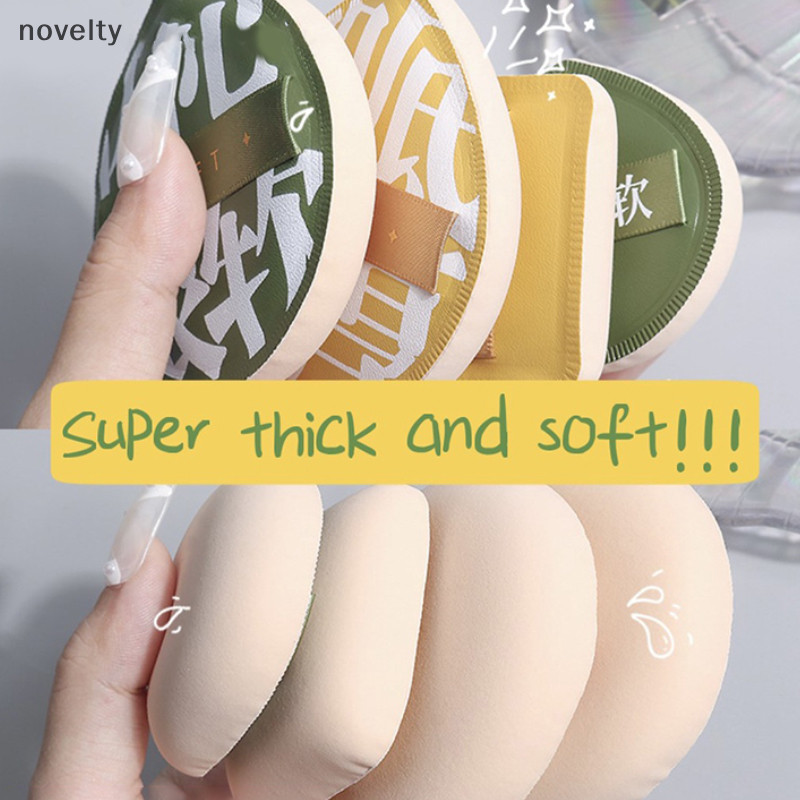 NLY XL Water Drop Air Cushion พัฟนุ่มหนาฟองน้ํา Face คอนซีลเลอร์ Foundation ซ่อนรูขุมขนหญิงความงามเครื่องสําอางเครื่องมือ N