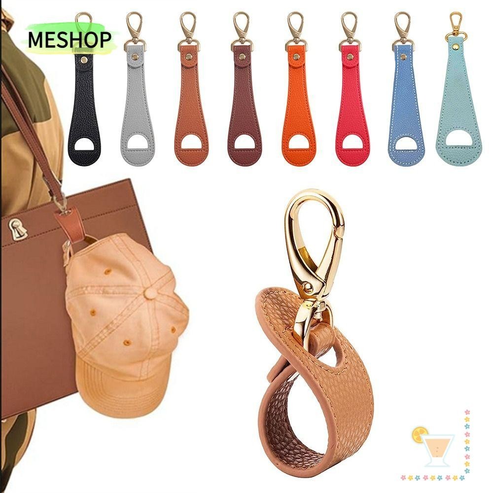 Me Hat Clip, อุปกรณ ์ เสริมกระเป ๋ าถือ PU Leather Hat Holder, คุณภาพสูงแฮนด ์ ฟรีหมวก Keep Clip Outdoor Travel