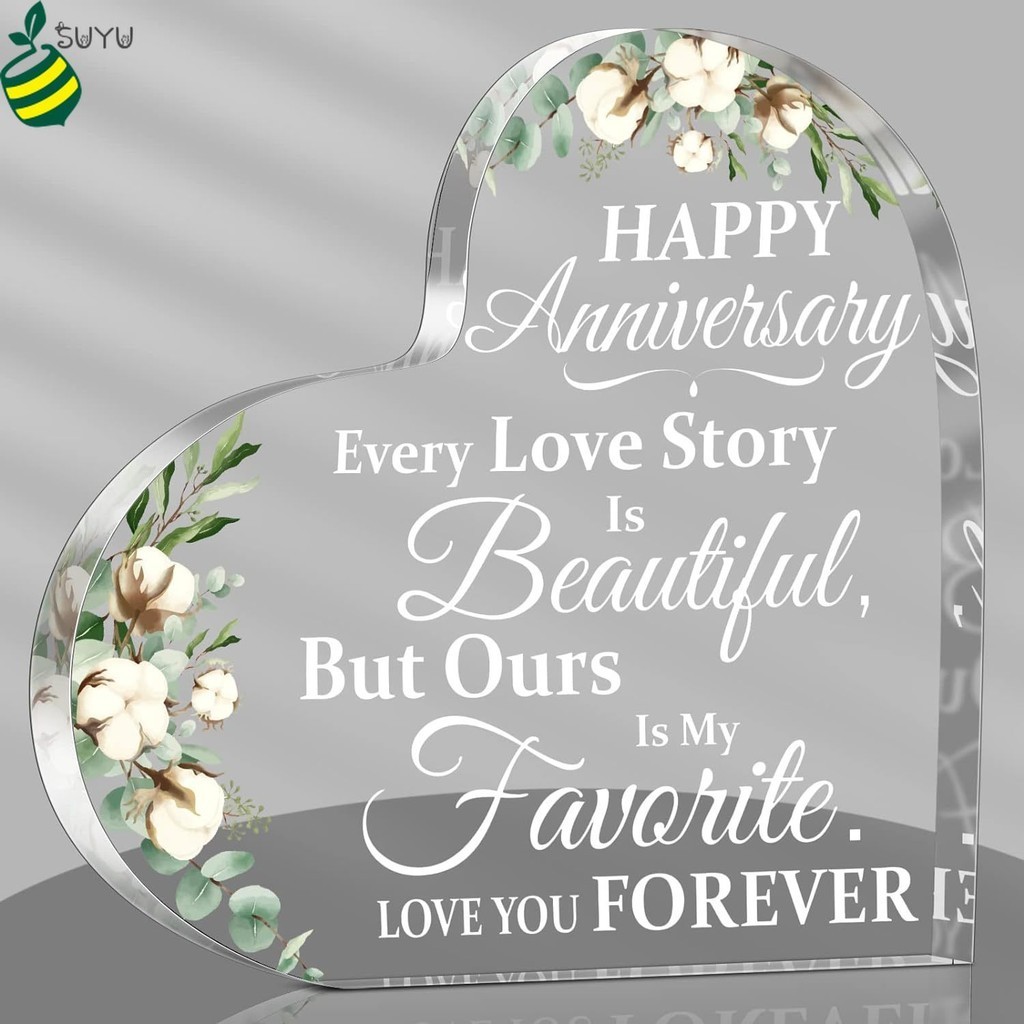 10th Anniversary งานแต ่ งงานของขวัญสําหรับเธอปีแต ่ งงาน Happy Anniversary ของขวัญสําหรับผู ้ หญิงอ