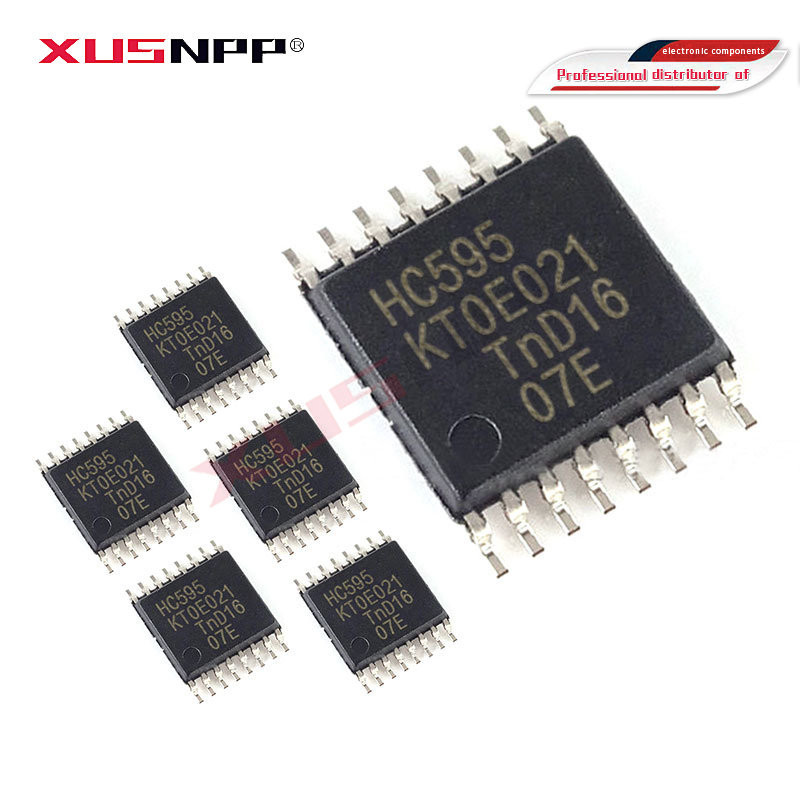 10pcs 74HC595PW TSSOP-16 74HC595 SN74HC595PWR 74HC00PW 74HC04PW 74HC14PW 74HC32PW 74HC74PW 74HC86on 