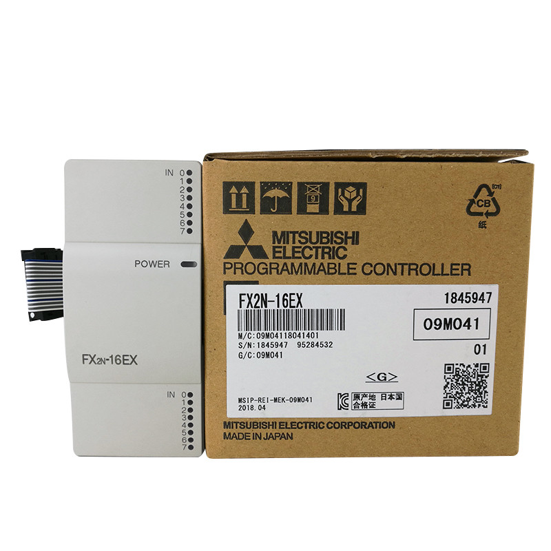 Mitsubishi PLC โมดูล PLC FX2N-8EX 16EX 8ER 8EYT 2AD 2DA 4DA 8EYR 16ER 4AD 32ER FX3U-4AD 4DA