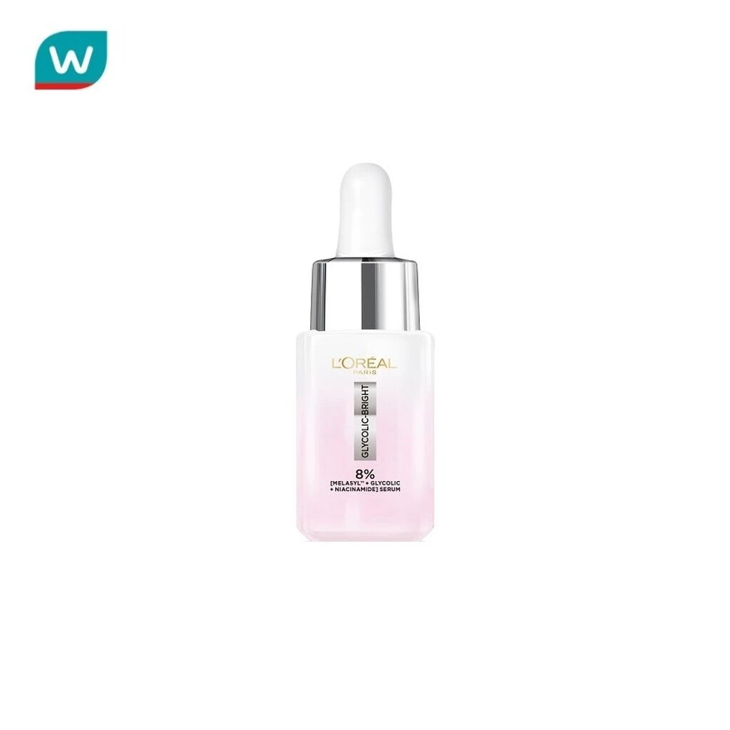 L'Oreal ลอรีอัล ปารีส ไกลโคลิค-ไบรท์ แอนไท-ดาร์ก สปอต ไบรท์เทนนิ่ง เซรั่ม 15 มล.