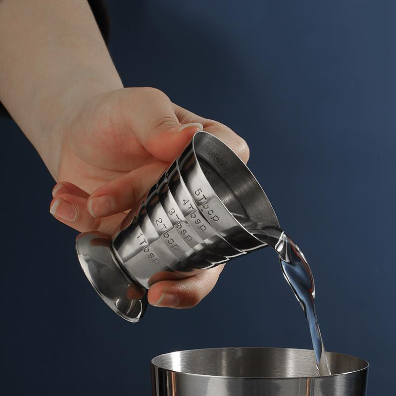 【COD】แก้วจิ๊กเกอร์ แก้วตวงค็อกเทล สเตนเลส มีสเกลวัด 75ML สำหรับผับ บาร์ - รูปที่ 5