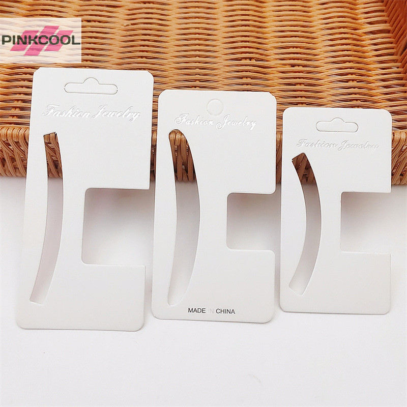 Pinkcool 50 ชิ้นการ์ดสําหรับผม Claw คลิปกระดาษการ์ด Headdress การ์ดตกแต่งผมแพคเกจ DIY เครื่องประดับกระดาษแข็งแพคเกจคลิปผมหัตถกรรมแขวนแท็กร้อน