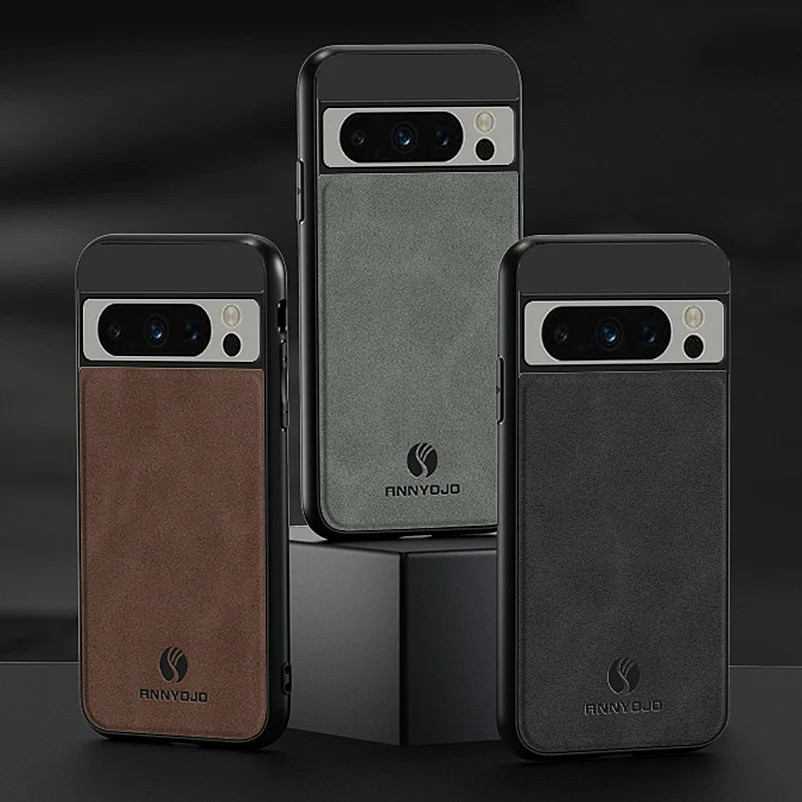 ปลอกหนังสําหรับ Google Pixel 8 7 Pro 4G 2024 กรณี Matte Soft TPU Edge สําหรับ Pixel8 8Pro 7Pro Pixel