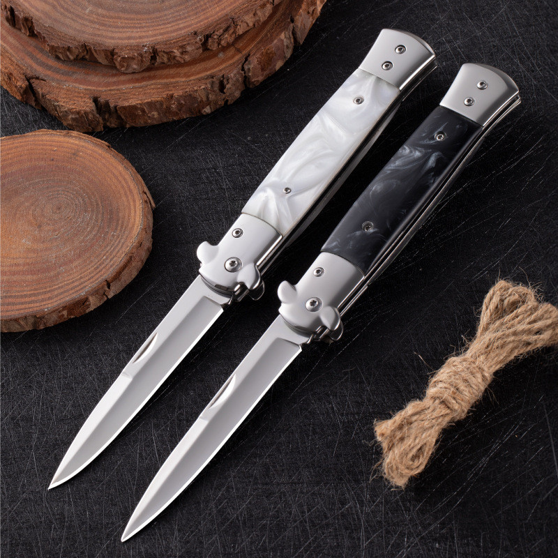 Stainless Steel High Hardness Outdoor a Folding Knife Multi-Functional Outdoor Knife Survival Campin