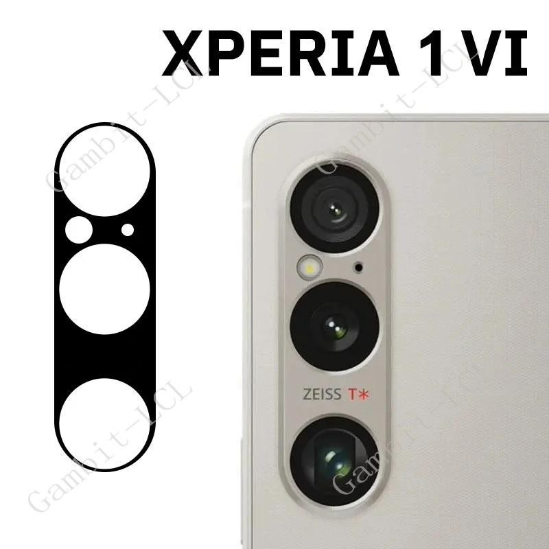 2PCS 3D สีดํากล้องเลนส์ฟิล์มสําหรับ Sony Xperia 1 VI Xperia1VI 1 VII Xperia10 VII 10VI 10 VI Origina