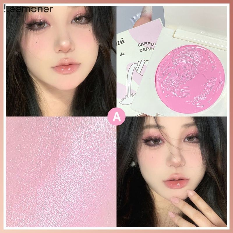 【Lemon】Cappuvini บลัชออนเนื้อครีม เนื้อแมตต์ กันน้ํา ติดทนนาน  สีขาวธรรมชาติ สําหรับเด็กผู้หญิง-LN